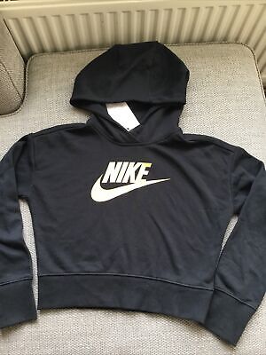 Nike girls cropped hoodie new with tags size medium