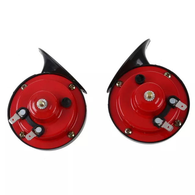 DOUBLE TONE MODIFIED Car Motorcycle Small Electric Snail Horn S8M1