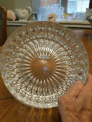 Waterford Marques By Brennon, 8  1/2" D Lead Crystal Cut Glass Serving Bowl