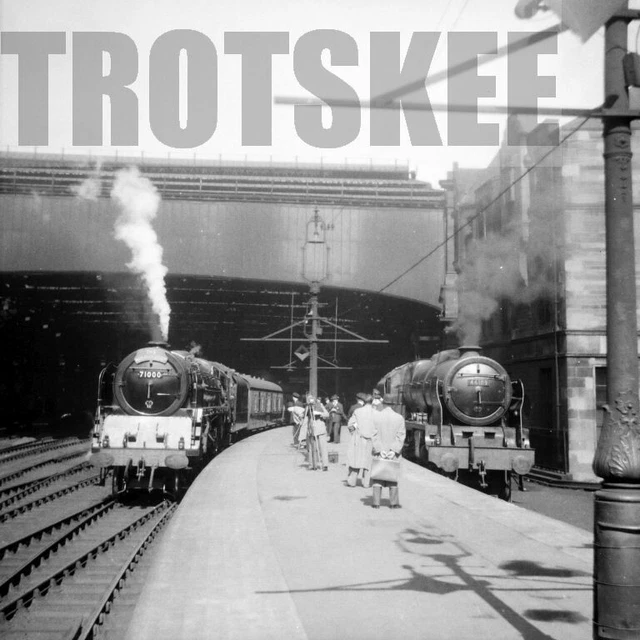 Larger Negative BR British Railways Steam Loco 71000 Duke c1950s