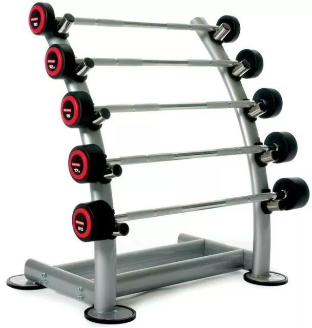 EX COMMERCIAL GYM barbell set and rack used 450.00 PicClick UK