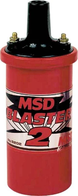 MSD; Blaster 2 Series; 45000 Volt Ignition Coil; Red