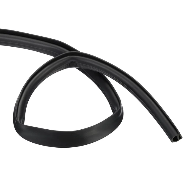 Guarnizione porta 0,79x0,55x39,4" (3 piedi) lunghezza strisce forma ad E congelatore ricambio nero
