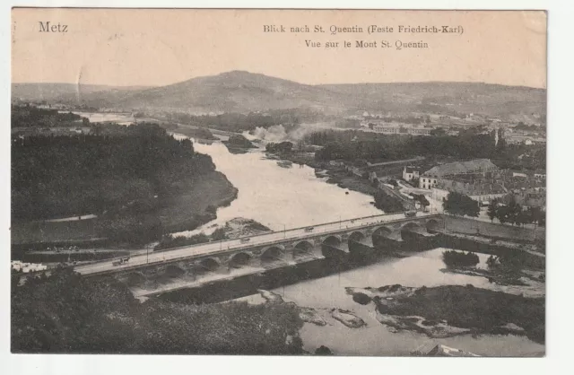 METZ - Moselle - CPA 57 - general view of Mount St Quentin