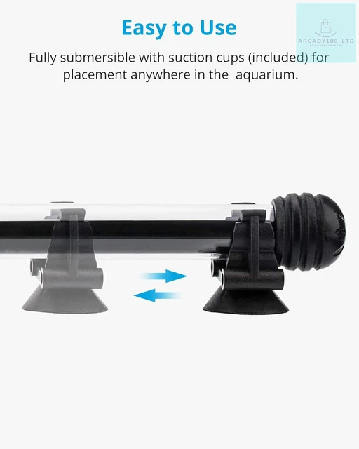 NICREW Submersible Aquarium Light, Underwater RGB Multicolor LED Lights for Fish 2