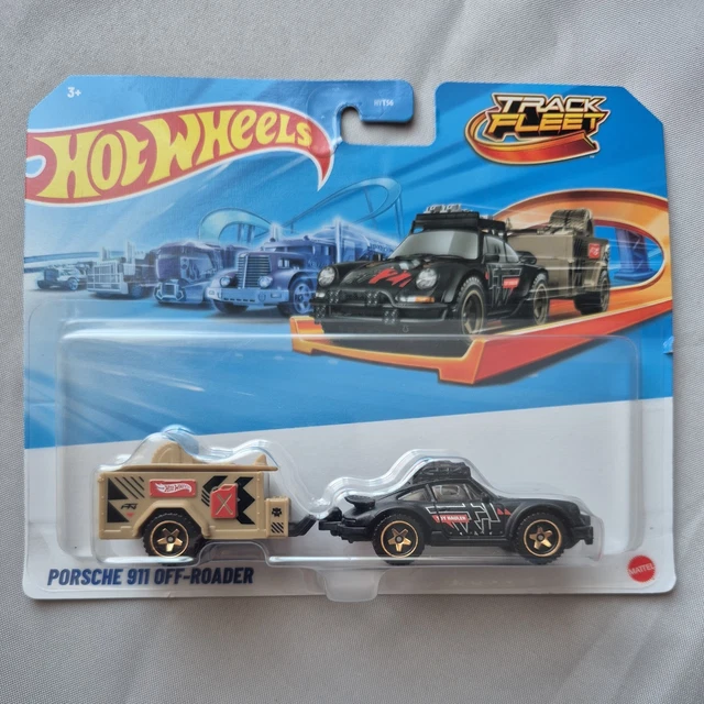 Hot Wheels Track Fleet Porsche 911 Off-Roader 1:64 – Hellbraun, Druckguss-Modellauto Für Sammler