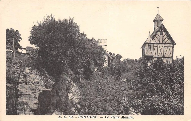 Cpa 95 Pontoise Le Vieux Moulin