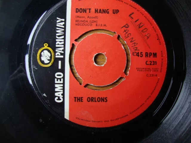 The Orlons  The Conservative / Don't Hang Up -Cameo Parkway 7" Single