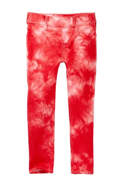 True Religion Kids Big Girl's Starlet Pink/Coral Tie-Dye Leggings-Size Small (8)