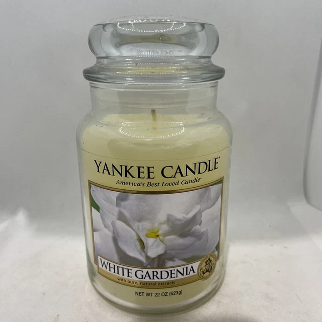 NEW Old Stock Yankee Candle White Gardenia Large Jar 22 oz