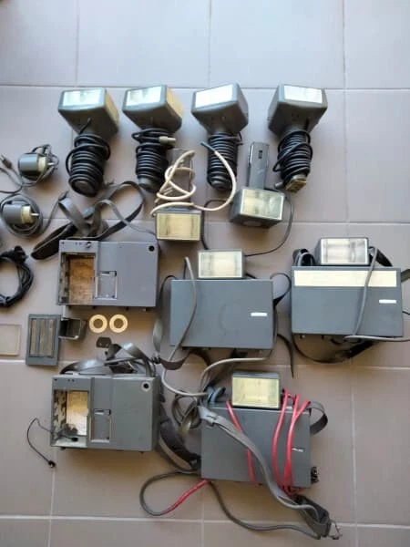 Metz Mecablitz flash light photo equipment for spare parts