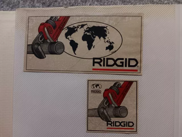 Ridgid Mining Equipment Stickers (2)