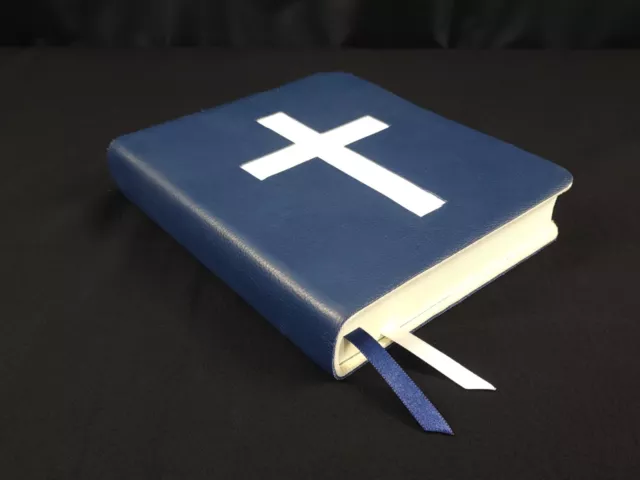 Premium Leather Bible - ESV Leather Journaling Bible - "Cross Bible" Design