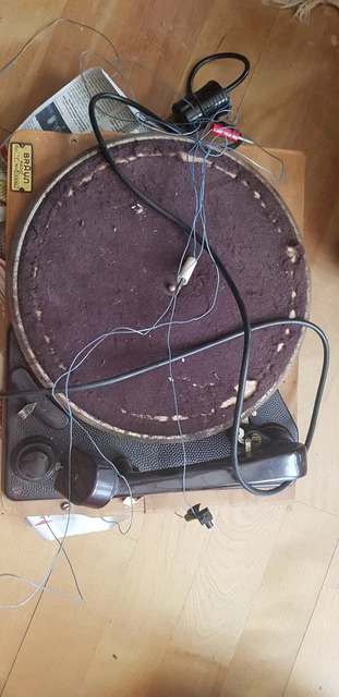 2. Elektrisches Grammophon Plattenspieler Braun  um 1932