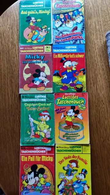 Walt Disneys Lustige Taschenbücher 8 Stck. Micky Maus