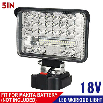 48 LED Lámpara de bolsillo Lámpara de trabajo Lámpara de luz para Makita 18 V sin batería