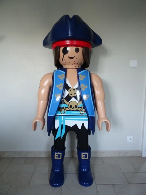 PLAYMOBIL PIRATE XXL Géant 63cm Figure Collection Vintage Original EUR
