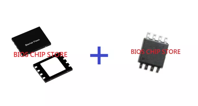 BIOS CHIP for Dell Latitude 5530, Dell Precision 3570 (Dual Chips), No Password