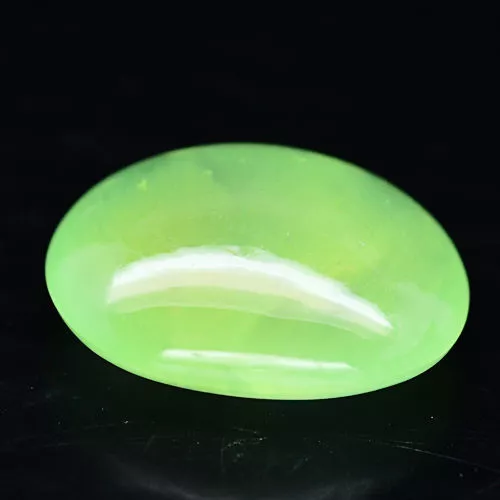 Shola Vrai 32,79 Carats Naturelle Vert Prehnite Gigantesque En Australie