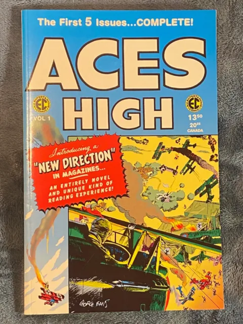 EC ACES HIGH ANNUAL (issues 1-5) Wally Wood*Jack Davis*Krigstein*George Evans