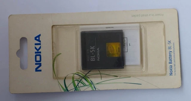 NOKIA BL-5K Li-ion BATTERY1200mAh,N85, N86, X7 X7-00 C7 C7-00_IN SEALED BOX