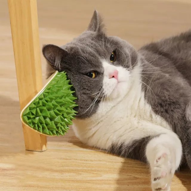 Soft Cat Massage Combs Durian Shape Cat Hair Cleaner  For Dog Kitten