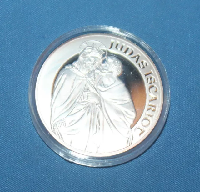 Vatican Observatory Foundation Twelve Apostles Judas Iscarot Coin Silver Plated