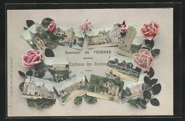 CPA Tournan, Châteaux des Environs
