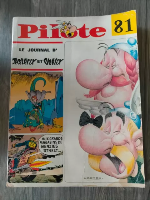 album PILOTE 81 le journal d'ASTERIX et OBELIX 585 FERNANDEL 585.586.587 UDERZO