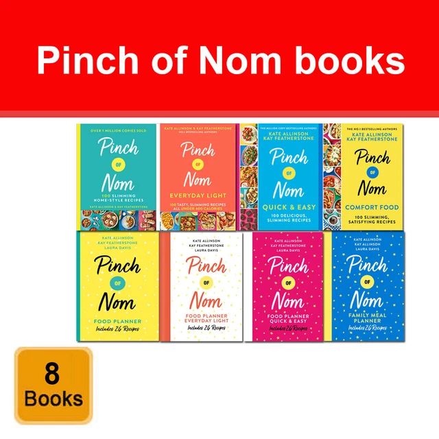 PINCH OF NOM Recipe 8 Books Collection Set Pack Pinch of Nom Family