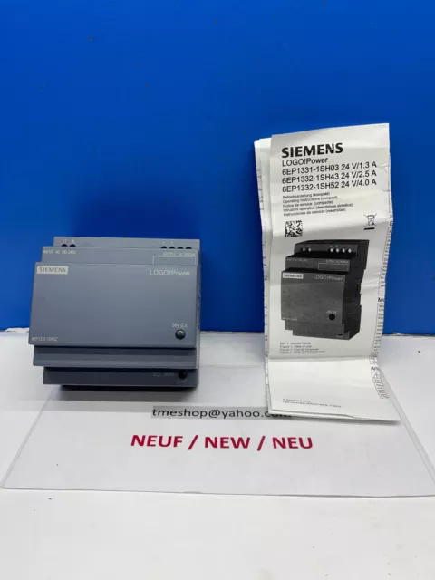 Siemens 6EP1332-1SH52    NEUF/ NEW/ NEU FACTURE + TVA