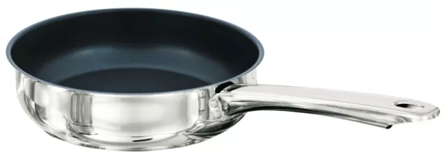 Buckingham Induction Stainless Steel Deep Frying Pan with Non-Stick Coating