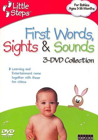 その他 Little Steps: First Words &amp; Sounds [DVD] Little Steps First Words Sights & Sounds 6 DVDs Baby 2yrs up