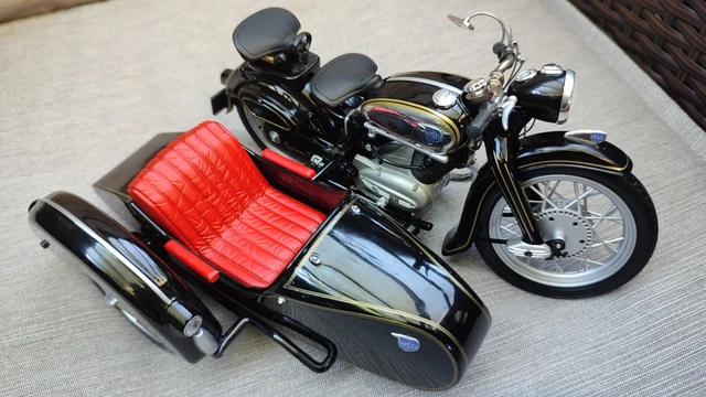 Schuco 1:10 NSU Motorrad Mit Beiwagen