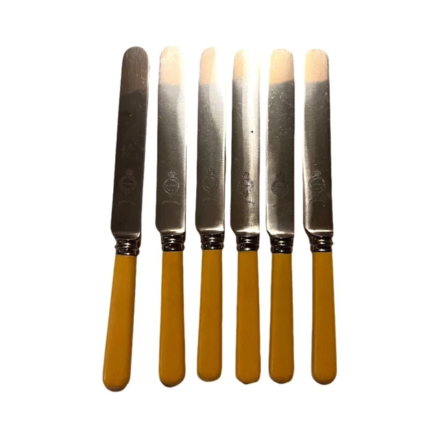 LOT DE 10 Couteaux De Table Anciens Corne Acier Ménagère Collection EUR