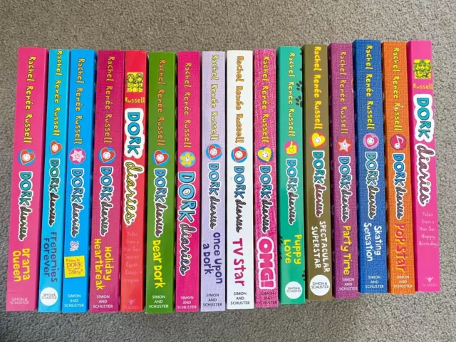 NEW 16 X Dork Diaries Books Book Set Collection By Rachel Renée Russell 2