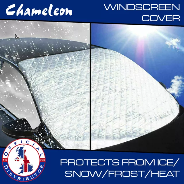 WINDSCREEN COVER PROTECTOR anti Frost snow winter protection anti uv sun  £10.65 - PicClick UK