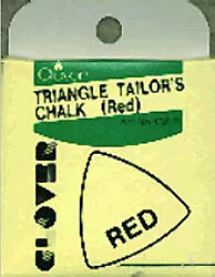 Clover Triangle Tailor's Chalk-Red 432-R