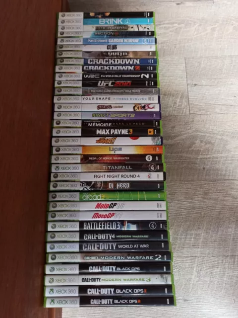 lot jeux xbox 360