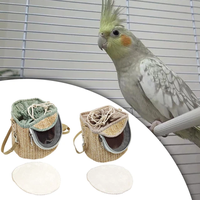 Bird Carrier Bag Breathable Carry Bag for Small Parrots Parakeets Lovebirds