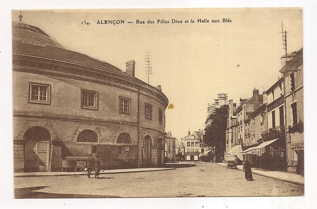 alençon rue des filles dieu et la halle aux blés