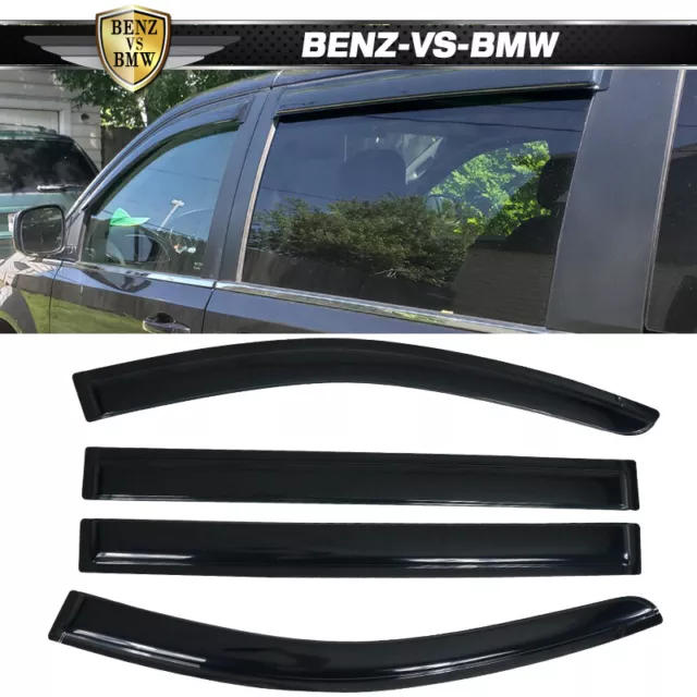 Fits 08-16 Chrysler Town & Country 08-18 Dodge Grand Caravan Window Visors 4PCS
