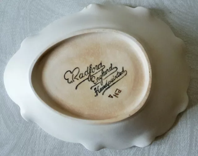 E Radford Vintage Handpainted Pottery Dish – Small Chip 3