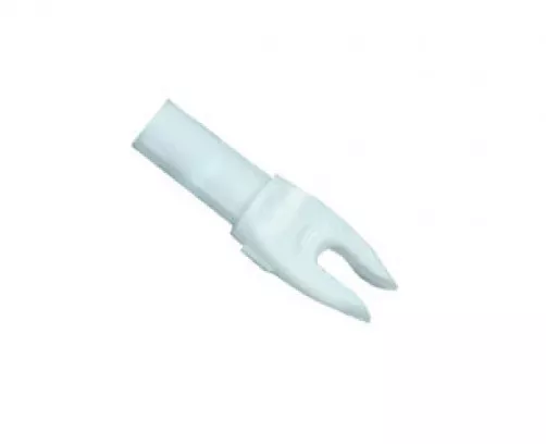 Easton "H" Nock Large Groove, .098 White 12pk
