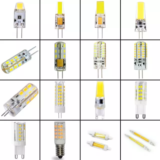 ★TheQ★ LED Lampe G4/G9/R7S LED Birnen 12V/230V ab 1,2W SMD COB Energieeinsparung