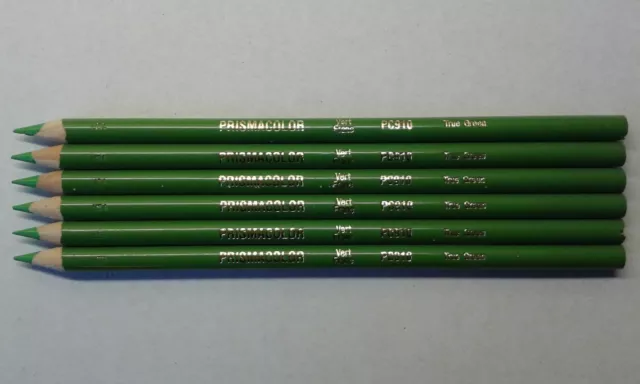 Prismacolor Premier Pencils 6 Pencil Set True Green Artist Quality Low Price