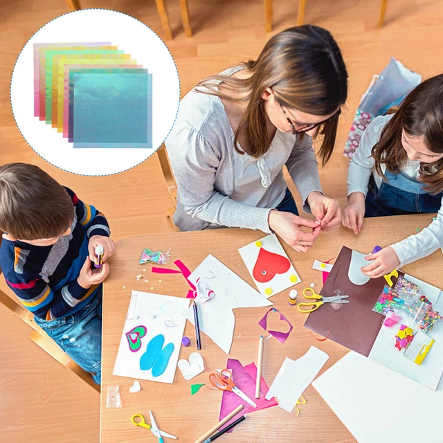 50 fogli origami carta fai da te carta album di ritagli arti pieghevoli artigianato fiori