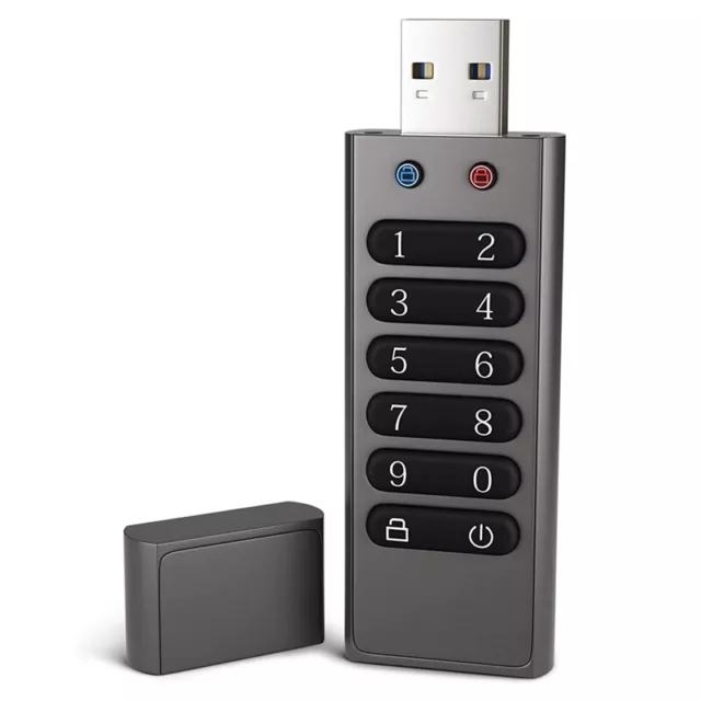 Secure USB Drive, 32GB Encrypted USB Flash Drive Hardware Password Memory Stick