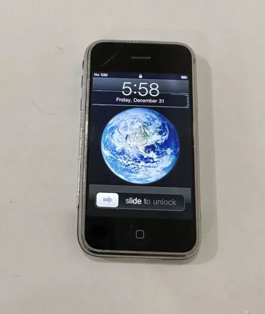 Full working Apple iPhone 1st Generation 8GB Black (Unlocked) 2G (GSM) IOS 3