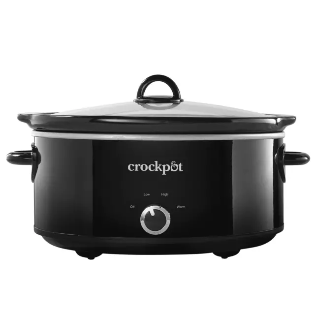 Crock Pot Little Dipper Slow Cooker Crock Pot Model SCR-05-SC 16 OZ  Chrome/Black